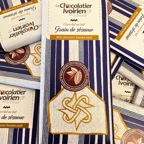 Tablivoire Lait Sésame - Le Chocolatier Ivoirien