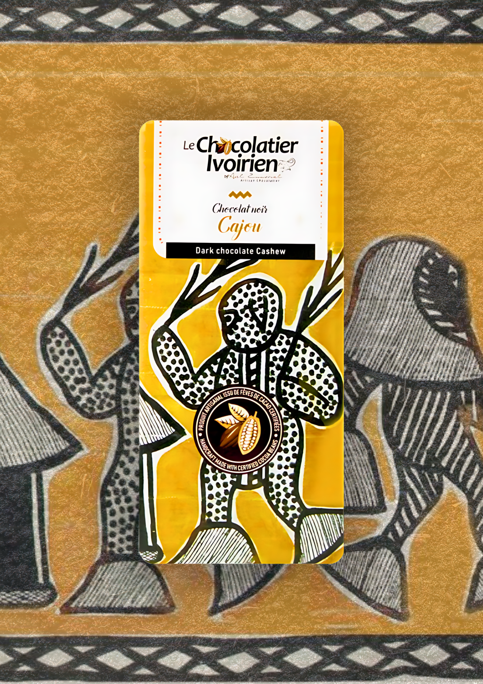 Tablivoire Noir Cajou - Le Chocolatier Ivoirien